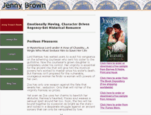 Tablet Screenshot of jennybrown.net